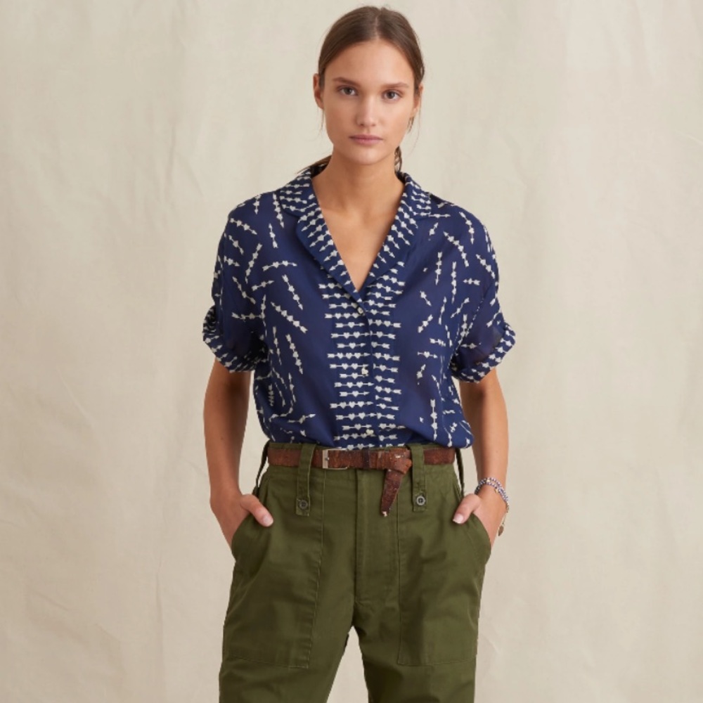 Alex Mill hearts & arrows shirt, size S